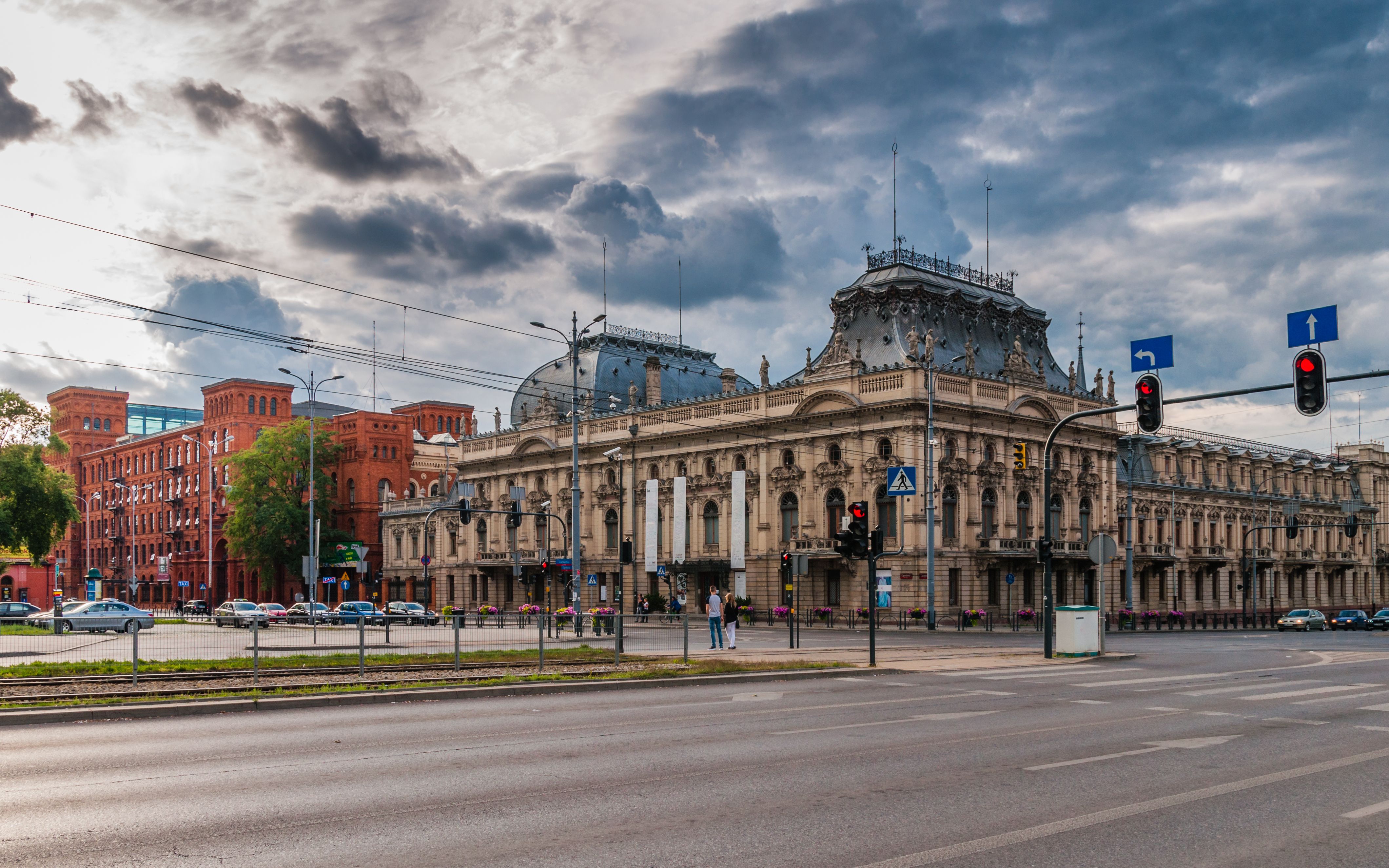 widok na Łódź w której znajduje się kancelaria prawnicza